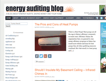 Tablet Screenshot of energyauditingblog.com